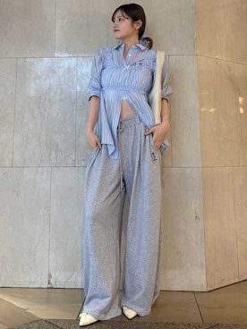 「LILY BROWN（リリーブラウン）のアイテム」を使った、LILY BROWNさん（レディース・164cm）の春コーディネート