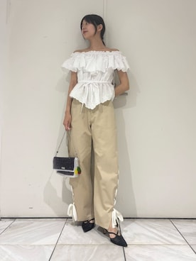 LILY BROWNさん（レディース・160cm）の夏コーディネート