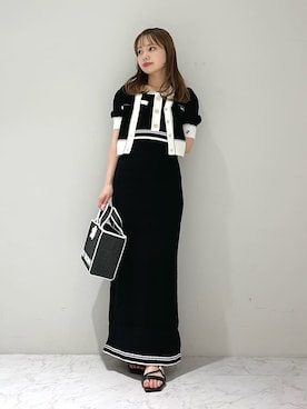 「LILY BROWN（リリーブラウン）のアイテム（ワンピース/ドレス）」を使った、LILY BROWNさん（レディース・148cm）の夏コーディネート