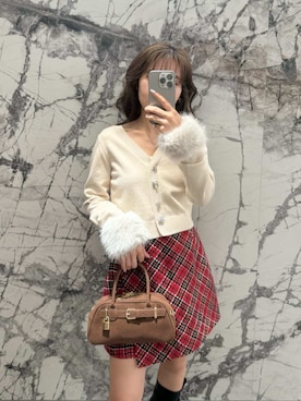 「アイテム（その他アンダーウェア/インナー）」を使った、LILY BROWNさん（レディース・152cm）の秋コーディネート