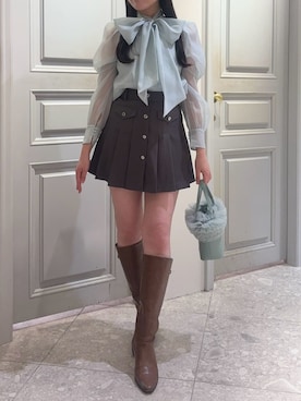 LILY BROWNさん（レディース・161cm）の冬コーディネート