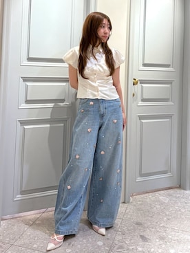 LILY BROWNさん（レディース・156cm）の夏コーディネート