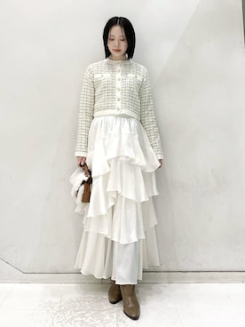 LILY BROWNさん（レディース・154cm）の冬コーディネート