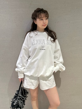 「LILY BROWN（リリーブラウン）のアイテム（スウェット）」を使った、LILY BROWNさん（レディース・150cm）の冬コーディネート