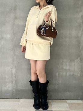 「アイテム（キーケース/キーアクセサリー）」を使った、LILY BROWNさん（レディース・159cm）の夏コーディネート