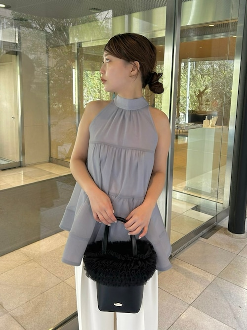 B00775 リリーブラウンLILIY BROWN スティッチストレートパンツ