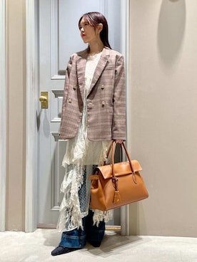 LILY BROWNさん（レディース・156cm）の冬コーディネート