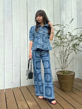 「LILY BROWN（リリーブラウン）のアイテム」を使った、LILY BROWNさん（レディース・152cm）の春コーディネート