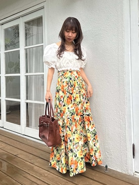 「LILY BROWN（リリーブラウン）のアイテム」を使った、LILY BROWNさん（レディース・152cm）の春コーディネート