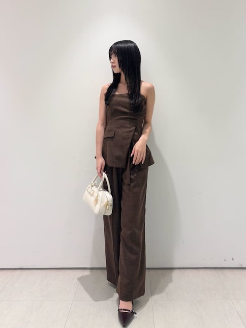 LILY BROWN 黒 スリングバックリボンパンプス　美品 リボンスリングバックパンプス（パンプス）｜LILY BROWN（リリー