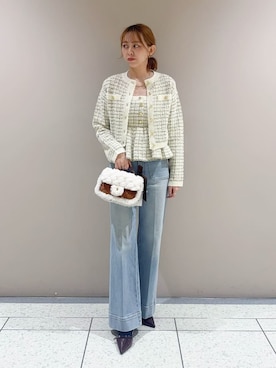 LILY BROWNさん（レディース・158cm）の冬コーディネート