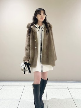 LILY BROWNさん（レディース・157cm）の秋コーディネート