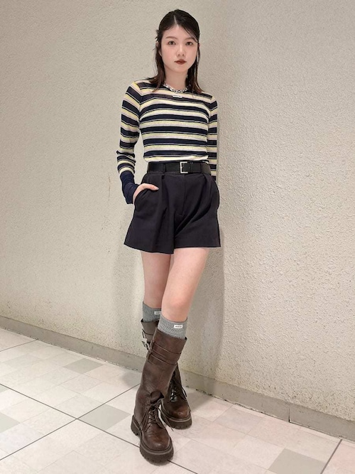 ベルトセットショートパンツ（その他パンツ）｜LILY BROWN（リリー