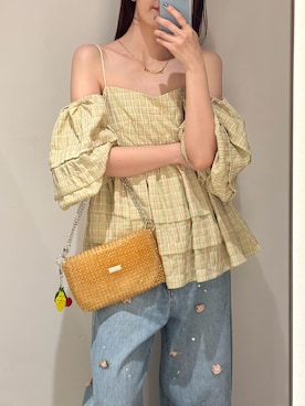 LILY BROWNさん（レディース・156cm）の夏コーディネート