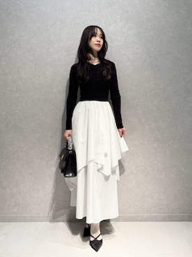 LILY BROWNさん（レディース・160cm）の冬コーディネート