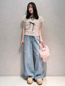 「LILY BROWN（リリーブラウン）のアイテム」を使った、LILY BROWNさん（レディース・153cm）の夏コーディネート