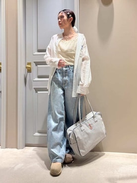「アイテム（その他ヘアアクセサリー、ゴールド系）」を使った、LILY BROWNさん（レディース・156cm）の夏コーディネート