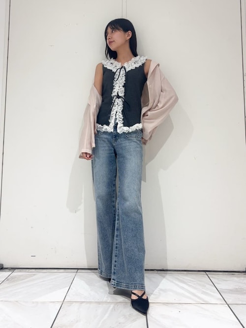 ストレッチセミフレアデニムパンツ（その他パンツ）｜LILY BROWN