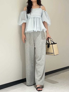 LILY BROWNさん（レディース・158cm）の夏コーディネート