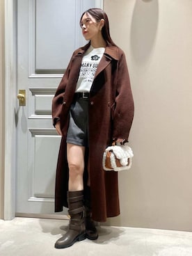 「イエベ春」｜LILY BROWNさん（レディース・156cm）の秋コーディネート