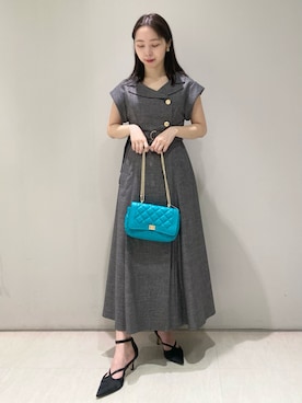 「LILY BROWN（リリーブラウン）のアイテム（ワンピース/ドレス）」を使った、LILY BROWNさん（レディース・155cm）の春コーディネート