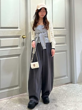 LILY BROWNさん(レディース・156cm)の冬コーディネート