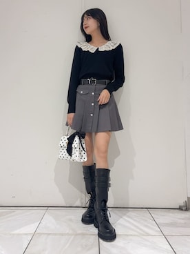 LILY BROWNさん（レディース・160cm）の冬コーディネート