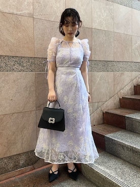 LILY BROWNさん（レディース・153cm）の夏コーディネート
