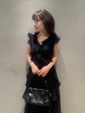 「ビジュー」｜LILY BROWNさん（レディース・152cm）の夏コーディネート