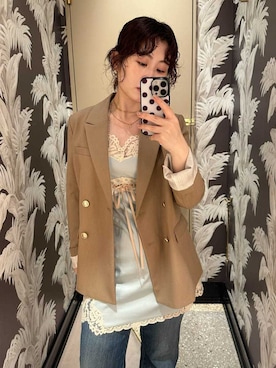 「LILY BROWN（リリーブラウン）のアイテム（アクセサリー）」を使った、LILY BROWNさん（レディース・153cm）の冬コーディネート