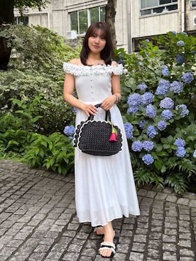 LILY BROWNさん（レディース・159cm）の夏コーディネート