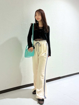 「LILY BROWN（リリーブラウン）のアイテム（トップス）」を使った、LILY BROWNさん（レディース・155cm）の春コーディネート