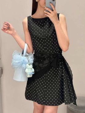 「LILY BROWN（リリーブラウン）のアイテム」を使った、LILY BROWNさん（レディース・156cm）の夏コーディネート