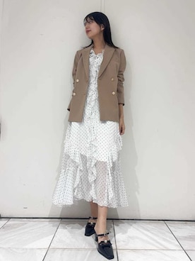 LILY BROWNさん（レディース・160cm）の冬コーディネート