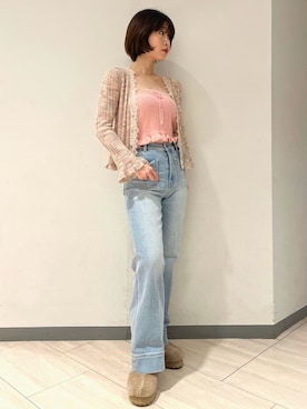 「アイテム（アンサンブル）」を使った、LILY BROWNさん（レディース・162cm）の冬コーディネート