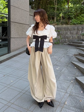 LILY BROWNさん（レディース・152cm）の春コーディネート