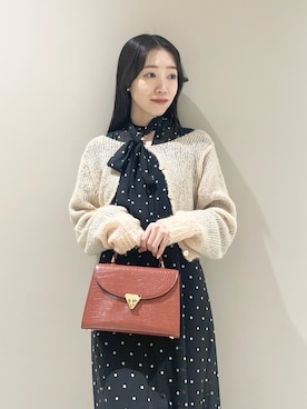 「LILY BROWN（リリーブラウン）のアイテム（ワンピース/ドレス）」を使った、LILY BROWNさん（レディース・157cm）の冬コーディネート