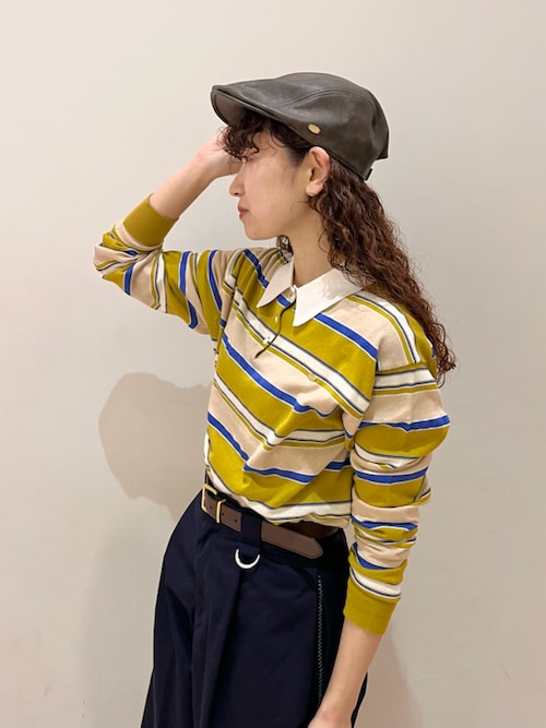 【Dickies×LILYBROWN】 ステッチワークタックバギーパンツネイビー リリーブラウン LILY BROWN 【Dickies×LILYBROWN】ステッチ