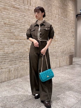 「LILY BROWN（リリーブラウン）のアイテム（ジャケット/アウター）」を使った、LILY BROWNさん（レディース・156cm）の春コーディネート