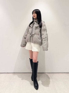 LILY BROWNさん（レディース・155cm）の冬コーディネート