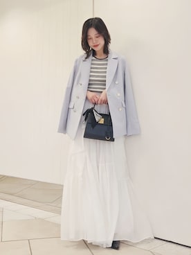 「LILY BROWN（リリーブラウン）のアイテム（トップス）」を使った、LILY BROWNさん（レディース・150cm）の春コーディネート