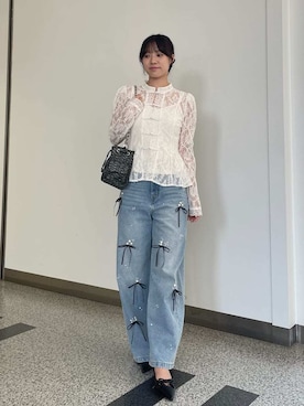LILY BROWNさん（レディース・159cm）の夏コーディネート