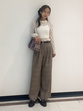 LILY BROWNさん(レディース・159cm)の秋コーディネート