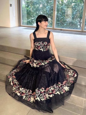 「LILY BROWN（リリーブラウン）のアイテム（アクセサリー）」を使った、LILY BROWNさん（レディース・161cm）の春コーディネート