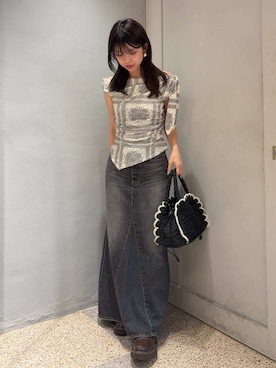 LILY BROWNさん（レディース・159cm）の夏コーディネート