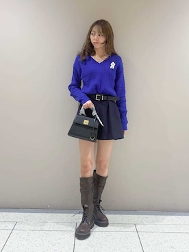 LILY BROWNさん（レディース・158cm）の冬コーディネート