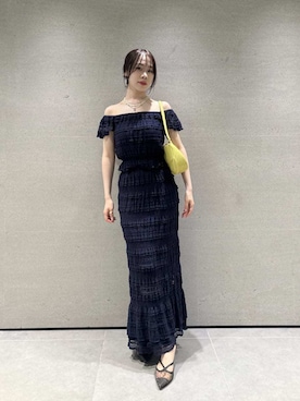 「LILY BROWN（リリーブラウン）のハートパンプス（パンプス、その他）」を使った、LILY BROWNさんの春コーディネート