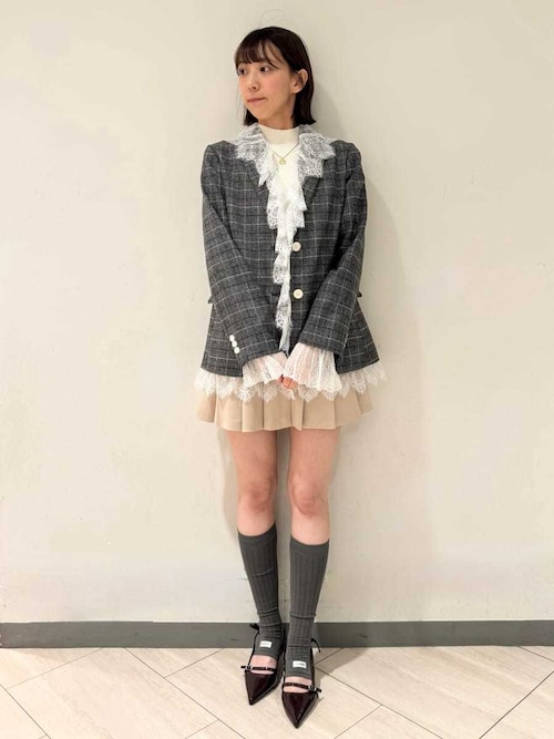 2wayヴィンテージライクレースジャケット（その他アウター）｜LILY