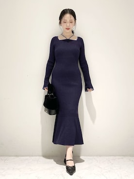 LILY BROWNさん（レディース・154cm）の秋コーディネート