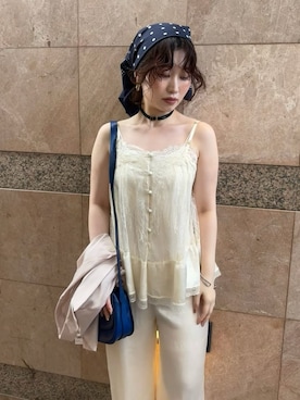 LILY BROWNさん（レディース・153cm）の夏コーディネート